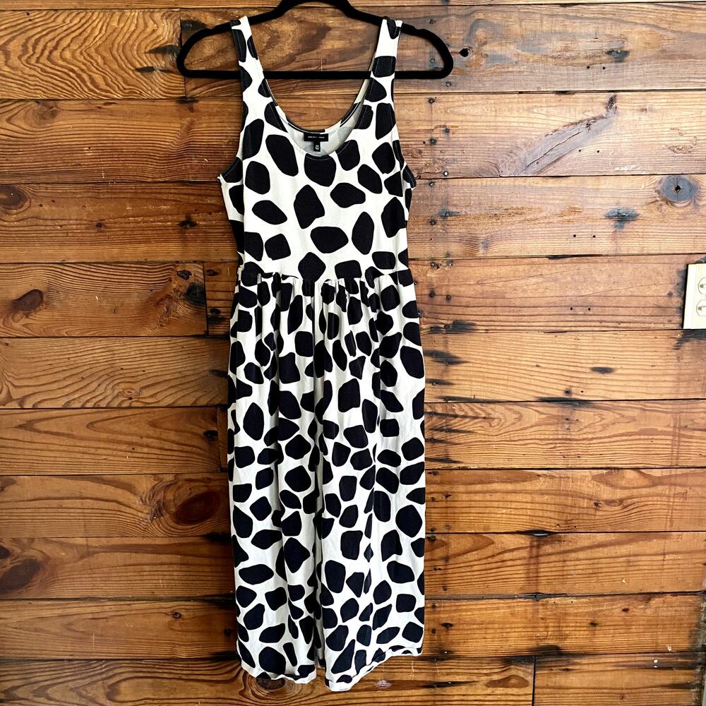 Who What Wear Bold Polka Dot Cotton Dress size Medium